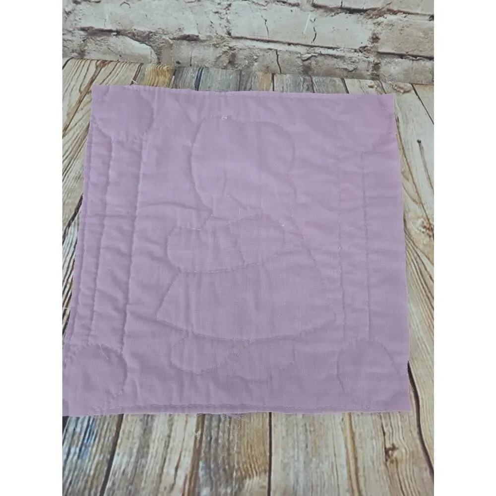 Vintage Cutter Quilt Piece 12” x 12” Sunbonnet Sue & Overall Sam Paisley R Dress